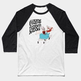 Crusader Rabbit Classic 50’s Cartoon Baseball T-Shirt